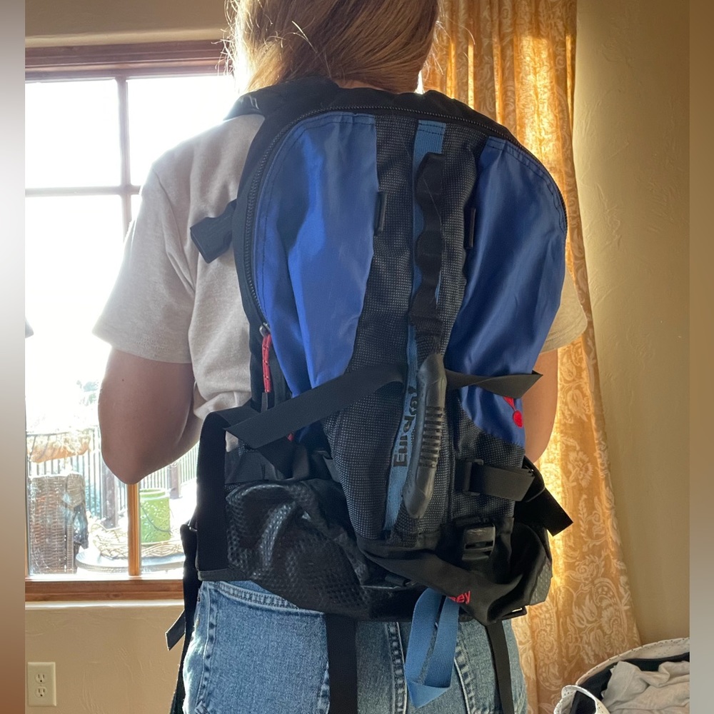 Eureka Odyssey blue outdoors hiking back pack